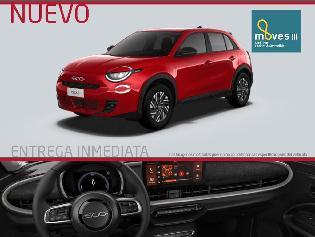 Fiat 600 600e RED 54kwh 115kw (156cv) 1